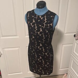Kate Spade Black Floral Backless Dress